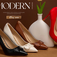 CHCH Women's High Heels 2025 Sharp tip Destiny Closed Toe Strappy Heels Sexy Wedding Bridal Party Dress Shoes 9cm