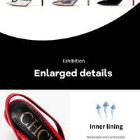 CHCH Women's High Heels 2025 Sharp tip Destiny Closed Toe Strappy Heels Sexy Wedding Bridal Party Dress Shoes 9cm