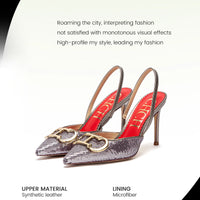 CHCH Women's High Heels 2025 Sharp tip Destiny Closed Toe Strappy Heels Sexy Wedding Bridal Party Dress Shoes 9cm